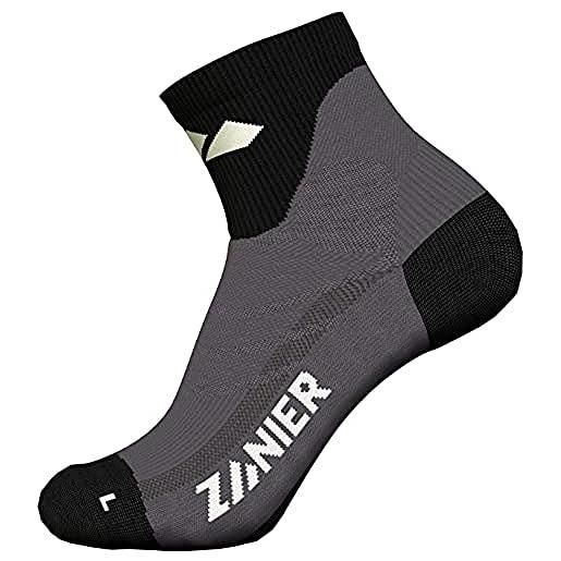 Zanier unisex - adulti 40089-9110-m calzini da immersione, argento, bianco, m