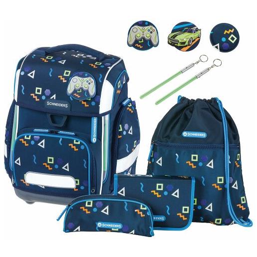 Schneiders ergolite set di borse per la scuola blu