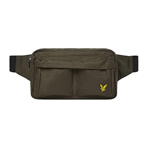 Lyle & Scott marsupio chest pack - piccola tasca per uomo e donna con chiusura regolabile, marsupio, w485 olive, os