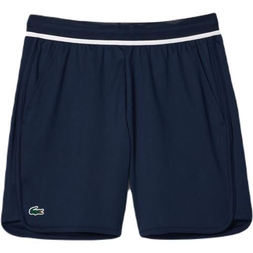 Lacoste pantaloncini da tennis da uomo Lacoste sport x daniil medvedev sportsuit shorts - navy blue