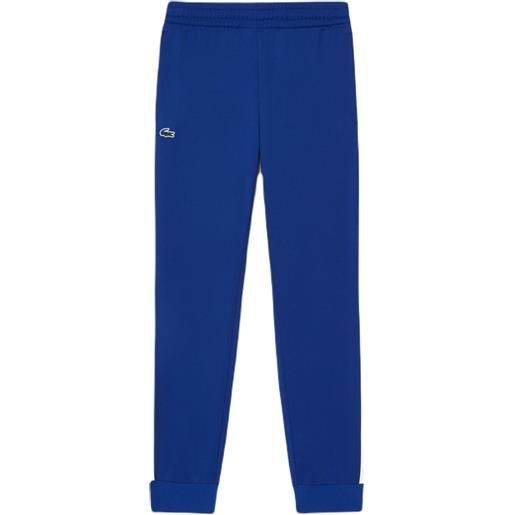 Lacoste pantaloni da tennis da uomo Lacoste technical pants - blue/white