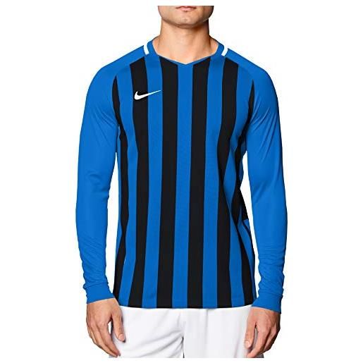 Nike striped division iii, maglietta uomo, royal blue/nero/bianco/bianco, s