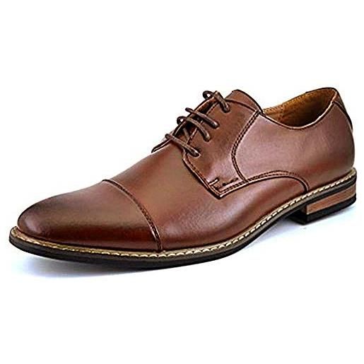 DREAM PAIRS bruno marc scarpe eleganti uomo scarpe oxford uomo stringate derby basse oxford vintage elegante marrone prince-6 taglia 39.5eu/7us