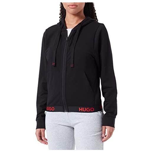 HUGO sporty logo_jacket loungewear, black1, l da donna