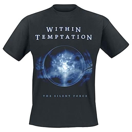 Within Temptation t shirt silent force tracks band logo nuovo ufficiale uomo size xxl