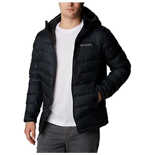 Columbia autumn park™ down hooded jacket, giacca uomo, black, 