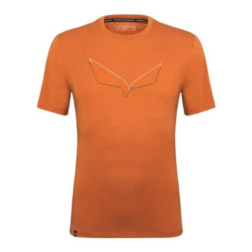 SALEWA pure eagle frame dry m t-shirt maglietta, autumnal melange, xl uomo