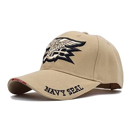 Generic berretto da baseball cappello snapback da camionista con berretto da marina militare, cachi