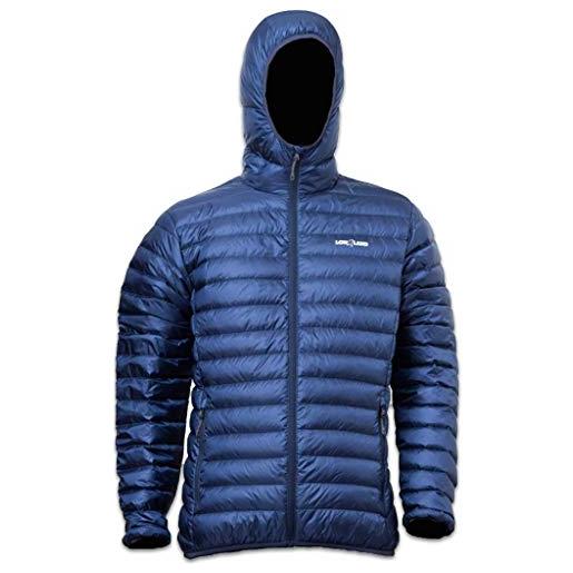 LOWLAND OUTDOOR ottimale, piumino con cappuccio uomo, marina militare, l