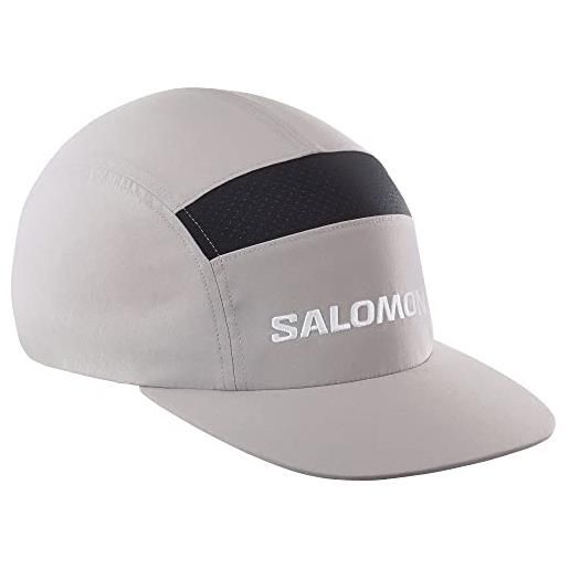 Salomon runlife, cappello corsa escursionismo unisex, comfort leggero, regolazioni semplificate, e look casual quotidiano, grigio, taglia unica