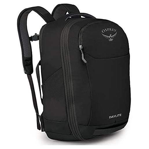Osprey travel pack 26+6, daylite expandible borsa da viaggio black o/s unisex-adult, s
