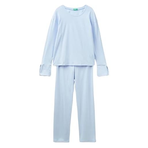 United Colors of Benetton pig(maglia+pant) 3y5e3p02p set di pigiama, cipria 08q, s donna