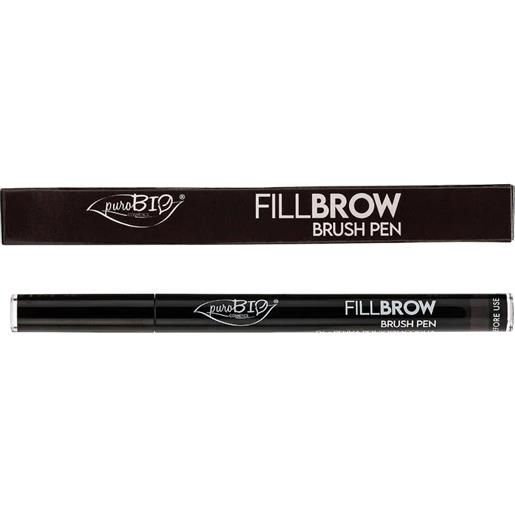 Purobio fillbrow penne sopracciglia 04 nero soft Purobio