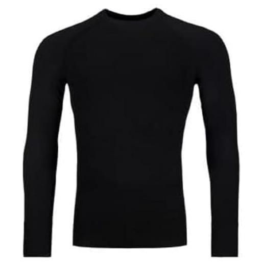 Ortovox 230 competition long sleeve m, t-shirt uomo, black raven, l