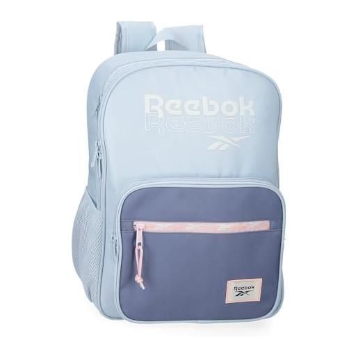 Reebok andrew zaino scuola blu 30x40x12 cm poliestere 14,4l by joumma bags, blu, zaino scuola