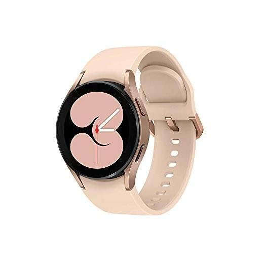 Samsung galaxy watch4 lte 40mm orologio smartwatch, monitoraggio salute, fitness tracker, batteria lunga durata, bluetooth, oro, 2021 [versione italiana]