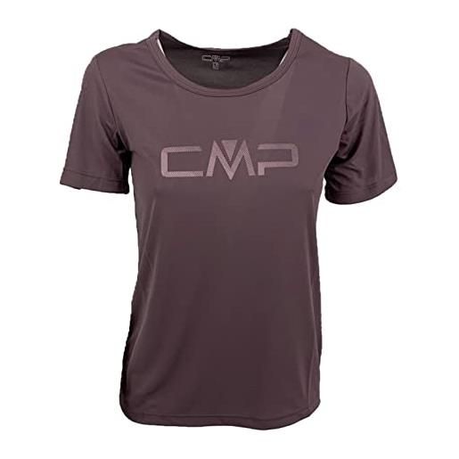 CMP t-shirt girocollo dry function con logo donna art. 39t5676p (40, c602 fard)