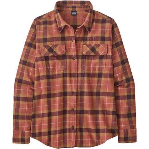Patagonia organic cotton midweight fjord flannel shirt donna