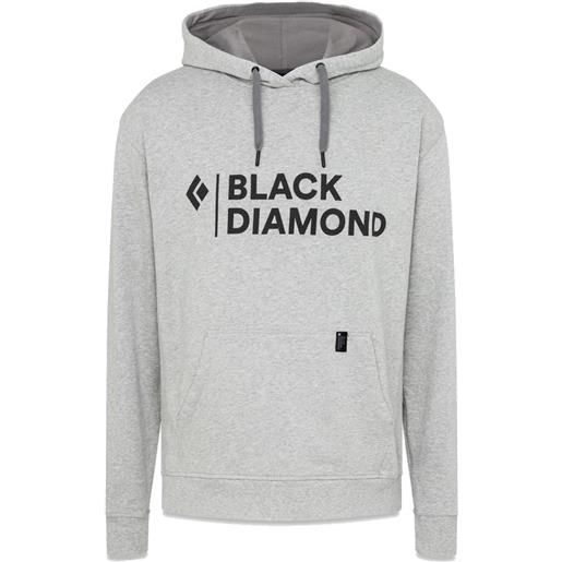 Black diamond stacked logo hoody