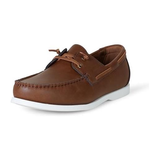 Amazon Essentials scarpa da barca uomo, marrone, 42 eu