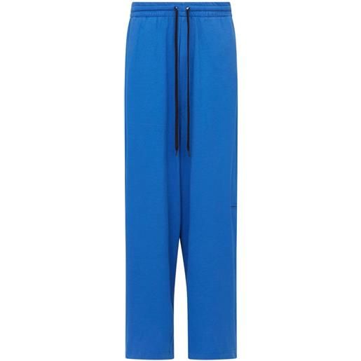 MM6 Maison Margiela pantaloni a gamba ampia - blu