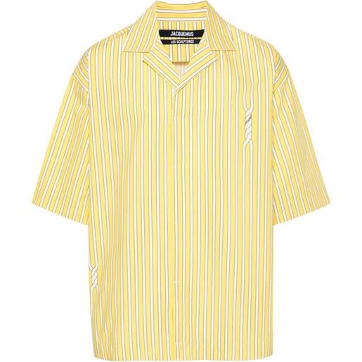 Jacquemus camicia a righe - giallo