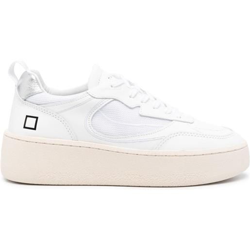 D.A.T.E. sneakers con inserti - bianco