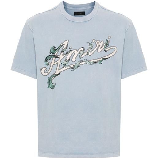 AMIRI t-shirt con stampa - blu