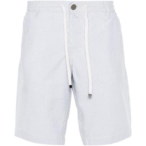 Jacob Cohën shorts con applicazione logo - blu