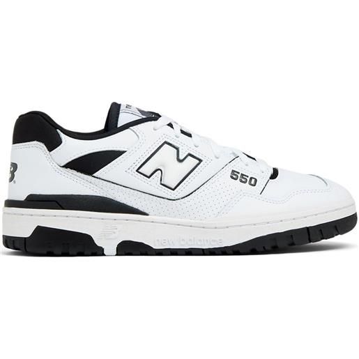 New Balance sneakers 550 con logo goffrato - bianco