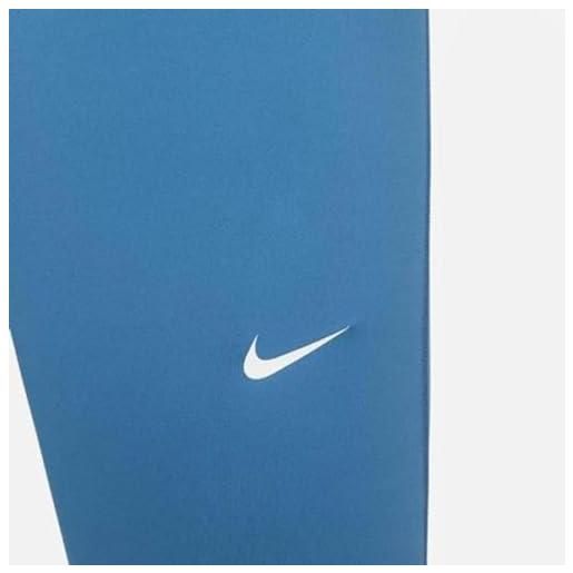 Nike w np 365 tight, leggings donna, industrial blue/white, xl