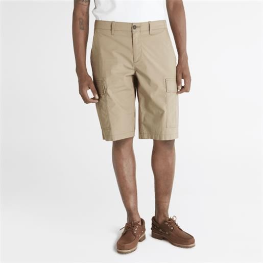 Timberland shorts cargo outdoor heritage da uomo in beige beige