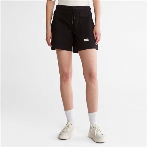Timberland shorts da donna progressive utility in colore nero colore nero