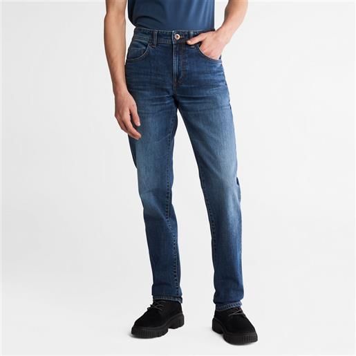 Timberland jeans elasticizzati sargent lake da uomo in blu scuro blu