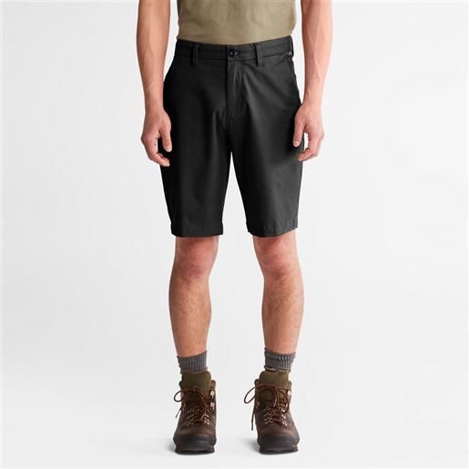 Timberland shorts chino elasticizzati squam lake da uomo in colore nero colore nero