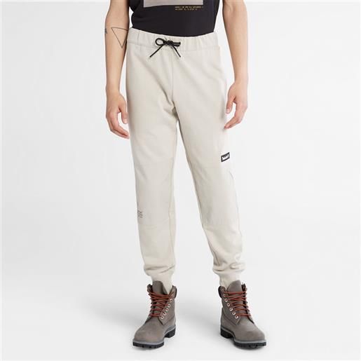 Timberland pantaloni della tuta da uomo tonal knee in grigio grigio chiaro