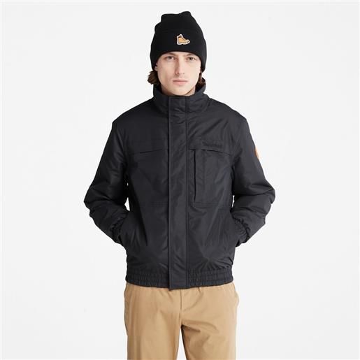 Timberland giacca imbottita impermeabile benton da uomo in colore nero colore nero