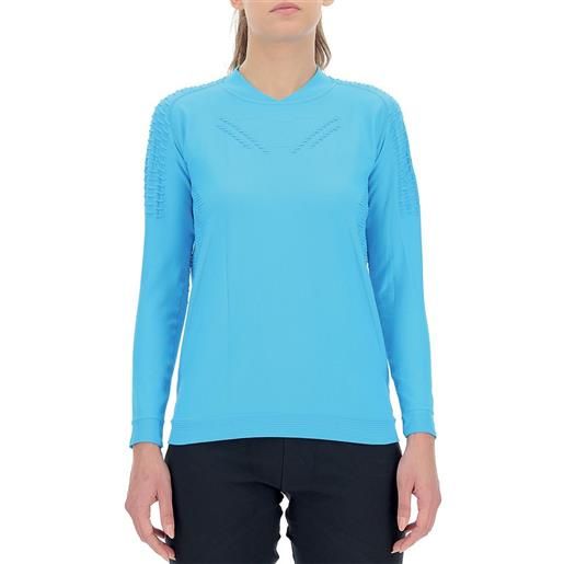 Uyn run fit long sleeve t-shirt blu xs donna