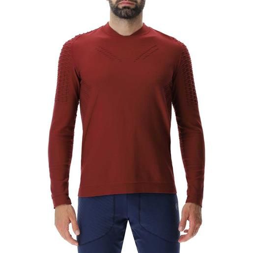 Uyn run fit long sleeve t-shirt rosso s uomo