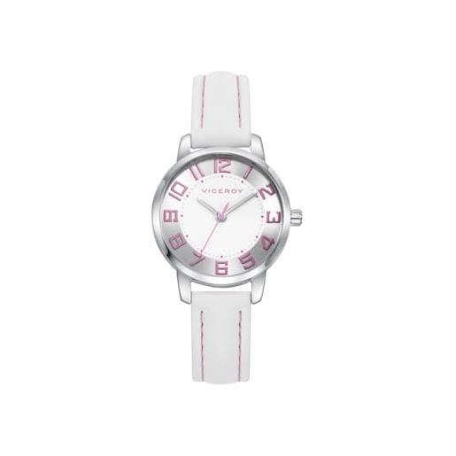 Viceroy orologio da ragazza sweet 401216-05, acciaio inossidabile e pelle