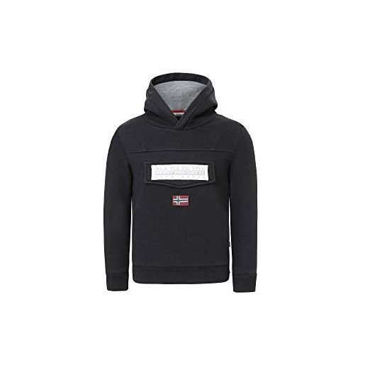 NAPAPIJRI burgee sweatshirt felpa, nero (black 041), 128 (taglia produttore: 08) bambino