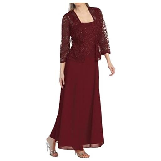 Kobilee abito damigella donna scollo a v estivo con corsetto vestito matrimonio lunghi mezze maniche eleganti cerimonia formale de curvy cocktail da sposa taglie forti