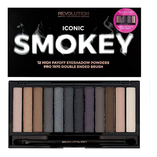 Makeup Revolution - palette di ombretti - iconic smokey