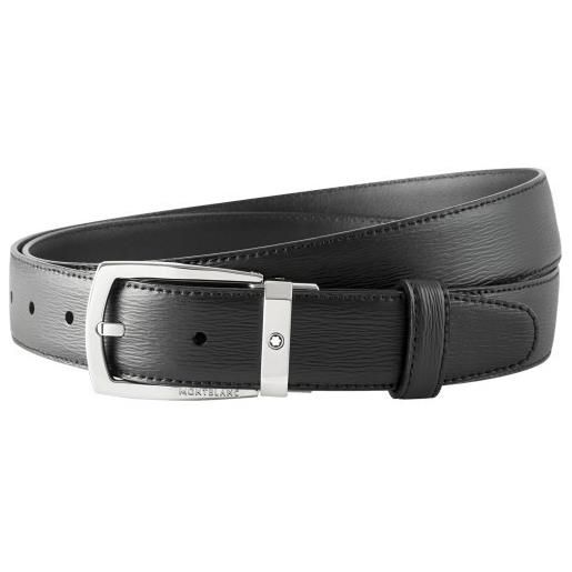 Montblanc cintura nera elegante Montblanc cut-to-size