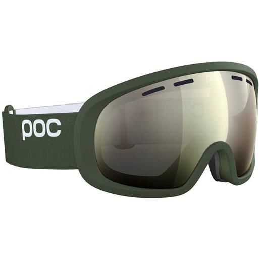 Poc fovea race ski goggles verde partly sunny ivory/cat2