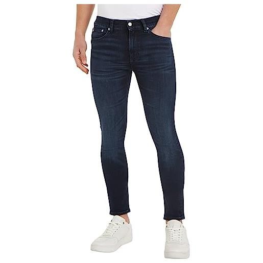 Calvin Klein Jeans super skinny j30j323869 pantaloni, denim (denim dark), 28w / 32l uomo