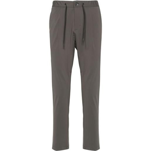 Herno pantaloni affusolati con pieghe - grigio