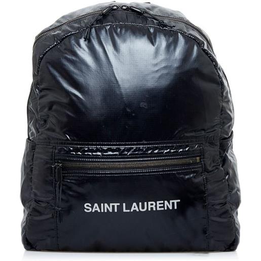 Saint Laurent Pre-Owned - zaino imbottito nuxx anni '13-'22 - donna - nylon - taglia unica - nero