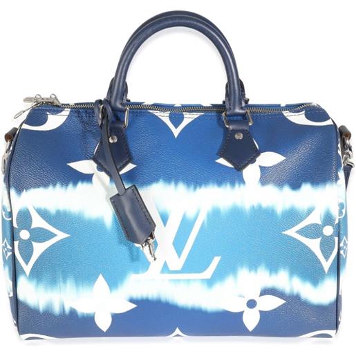 Louis Vuitton Pre-Owned - borsa two-way speedy bandoulière 30 2020 - donna - tela - taglia unica - blu