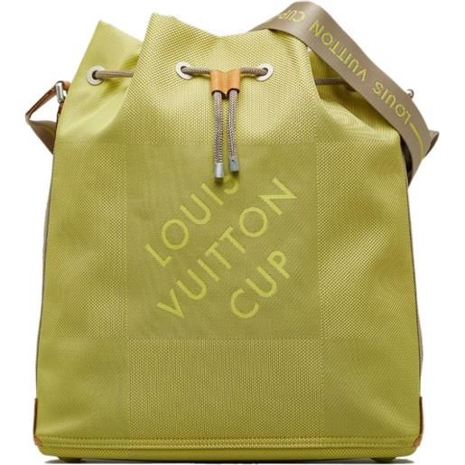 Louis Vuitton Pre-Owned - borsa a secchiello americas cup volunteer pre-owned 2002 - donna - tela - taglia unica - verde